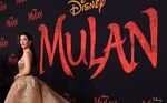 Yifei Liu attends the world premiere of Disney's "Mulan" at the Dolby Theatre in Hollywood on March 9.