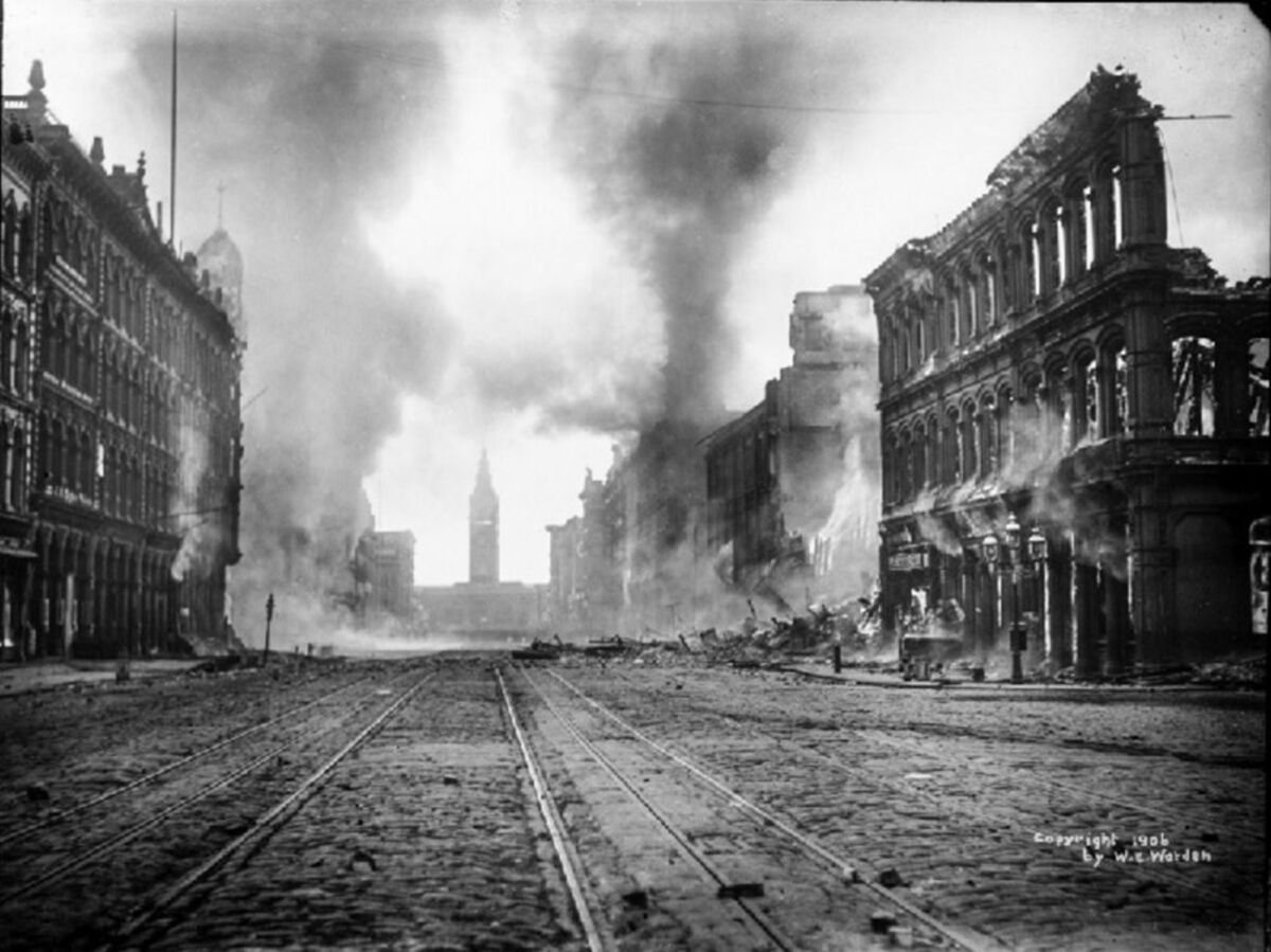 Grim Photos of the 1906 San Francisco Quake, Mapped - Bloomberg