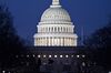 The U.S. Capitol building stands before sunrise in Washington, D.C., U.S.