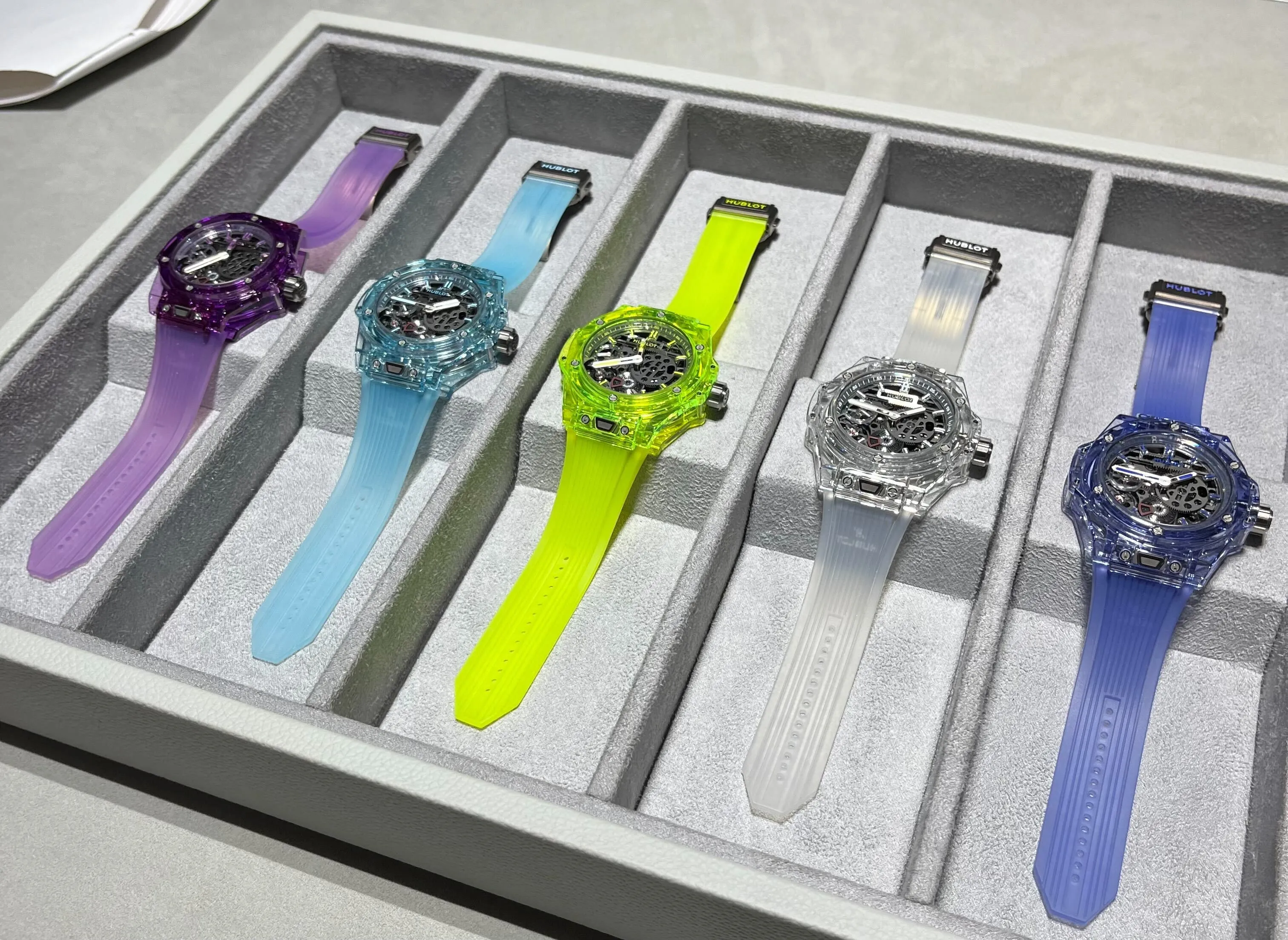 Hublot Big Bang 20th Anniversary 44mm Master of Sapphire set.&nbsp;