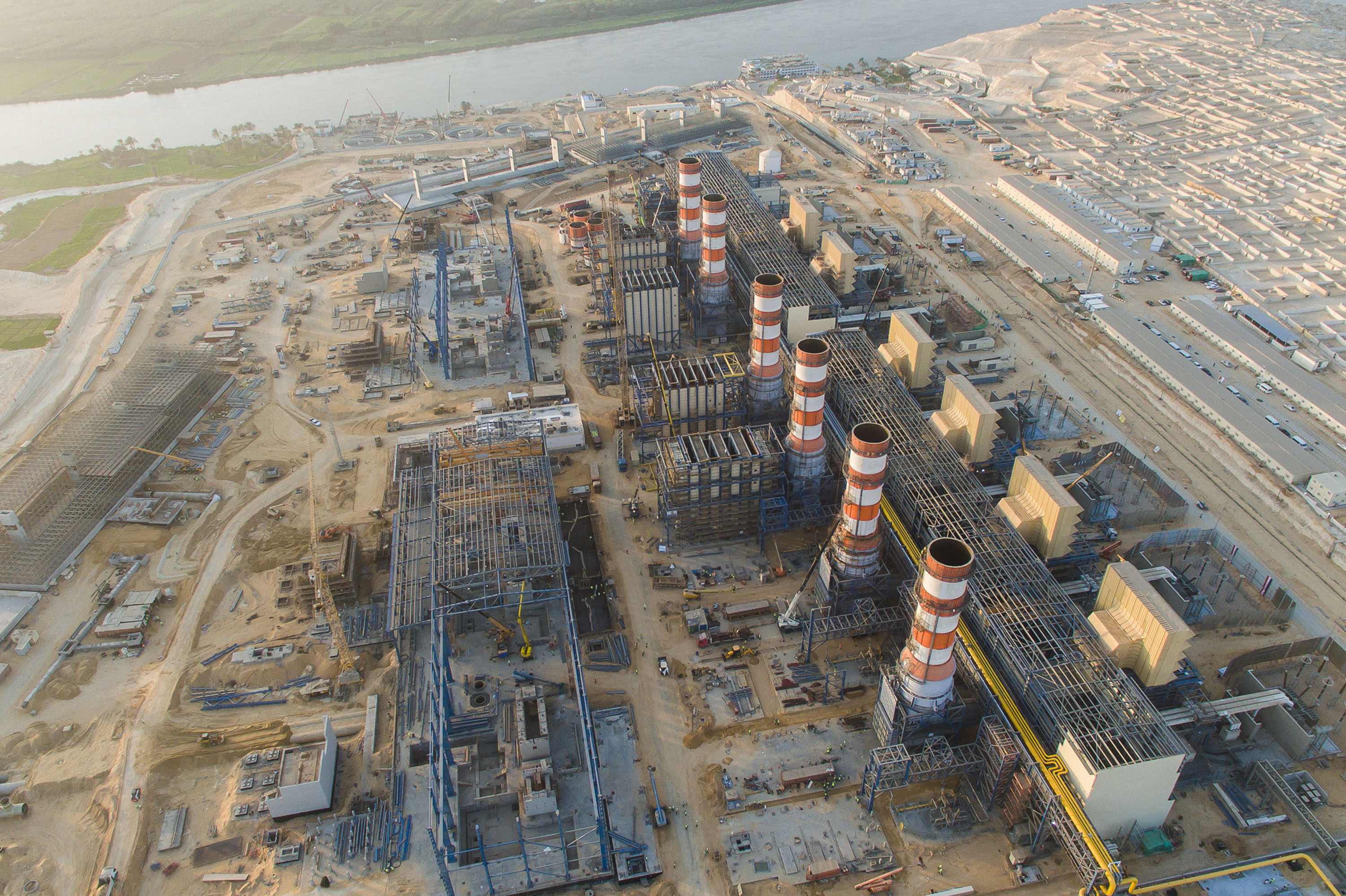 Siemens power plant in Egypt in 2017.&nbsp;