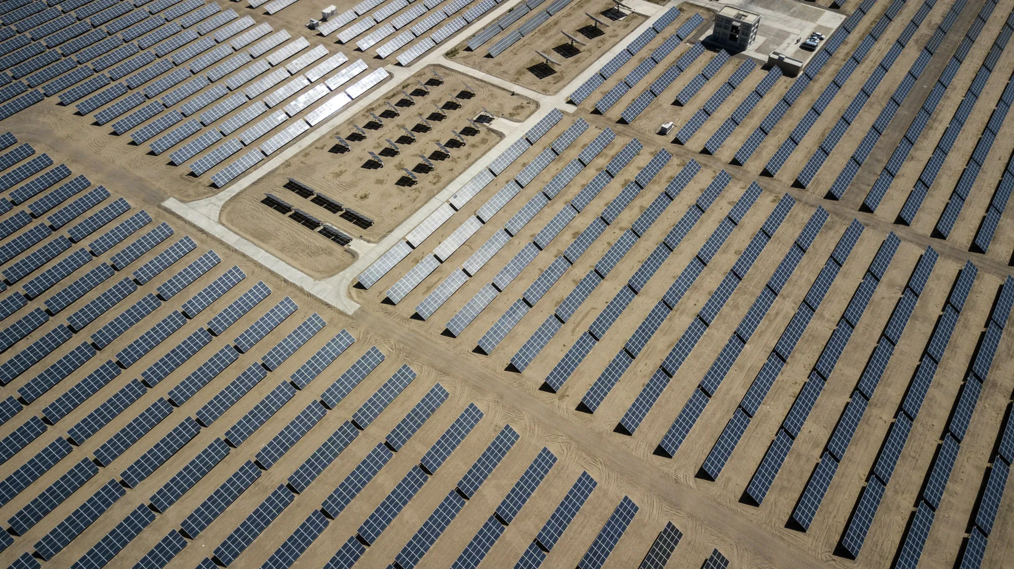 The Golmud Solar Park In Qinghai, One Of China's Six Clean Energy Pilots