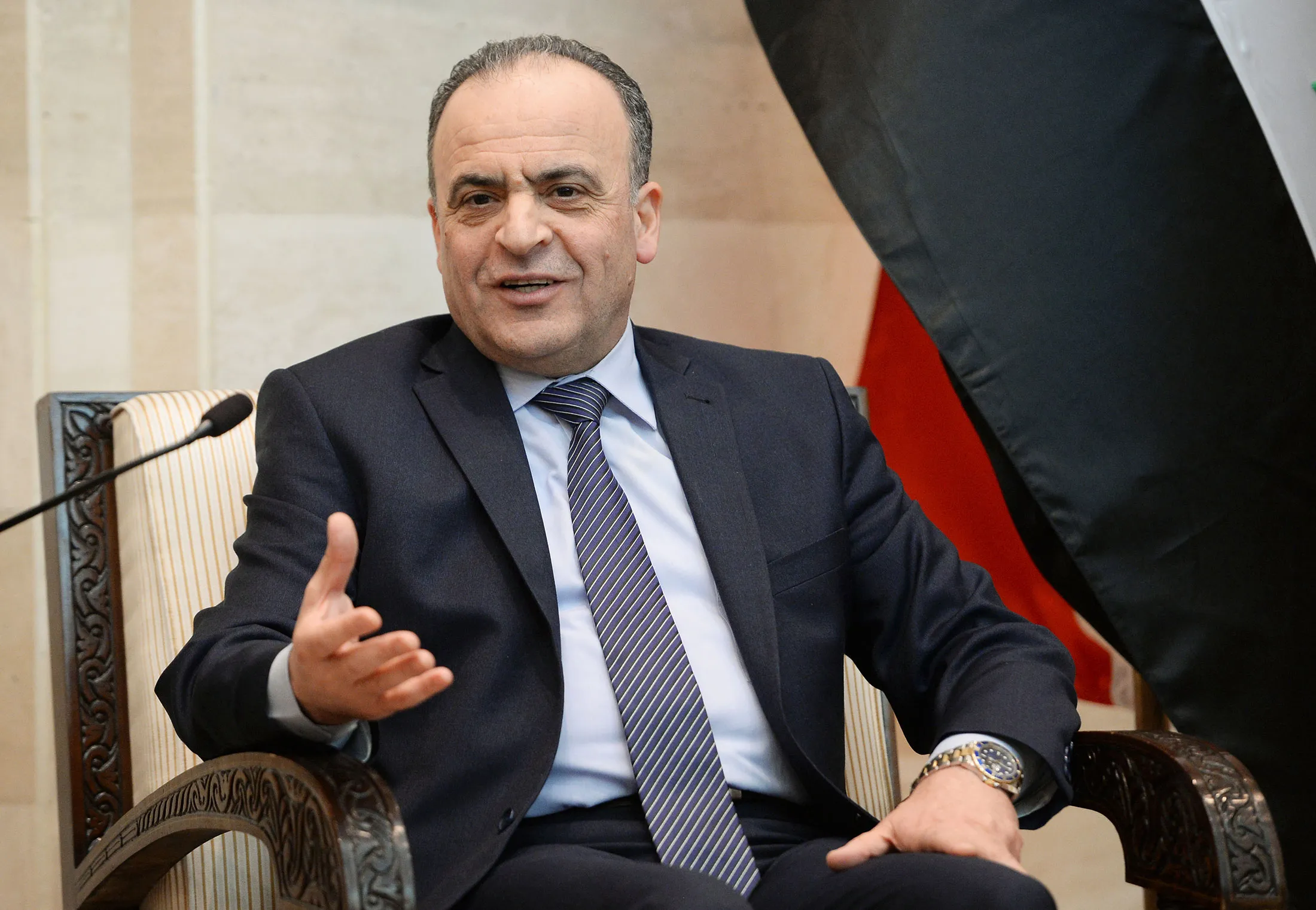 Syrian Prime Minister Imad Khamis.
