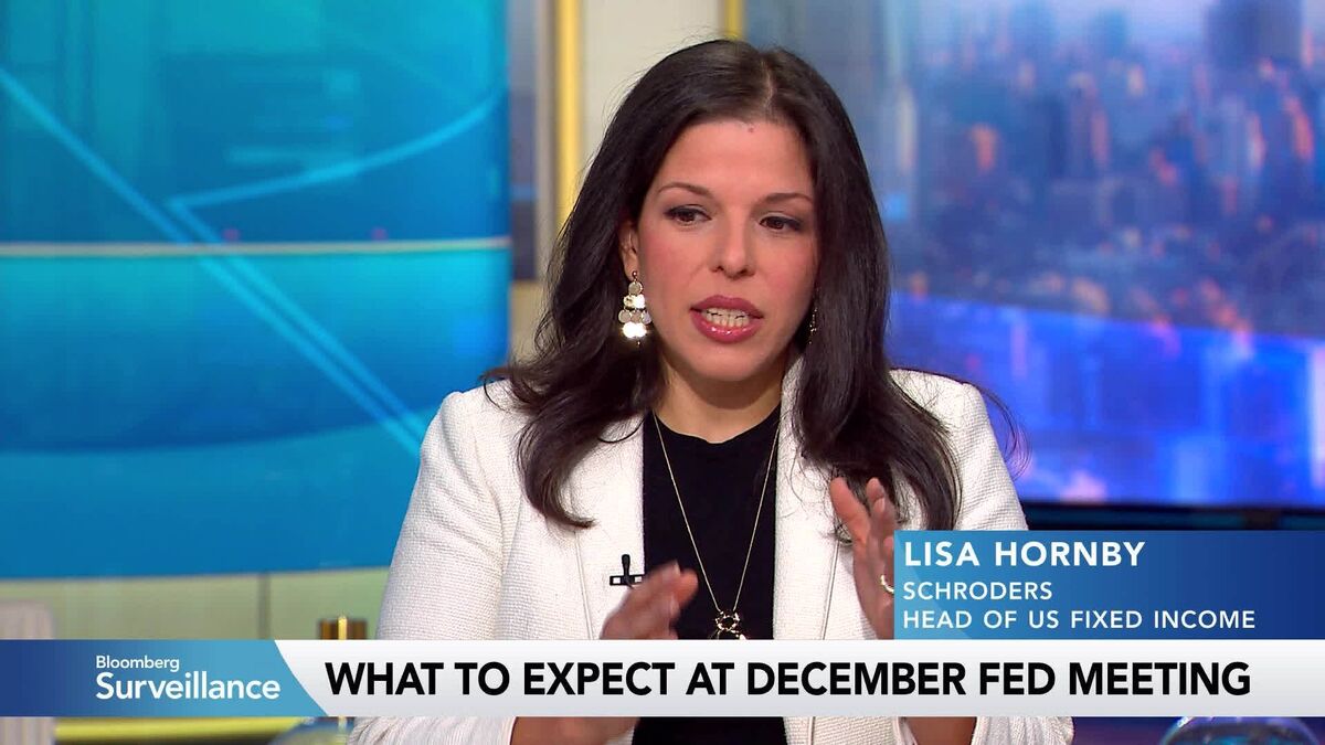 ⚫️ BLOOMBERG: Lisa Hornby di Schroders: Previsioni sulla Riduzione dei Tassi da Parte della Federal Reserve a Dicembre