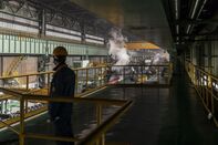 Baowu Steel Group's Baoshan Production Facility in Shanghai