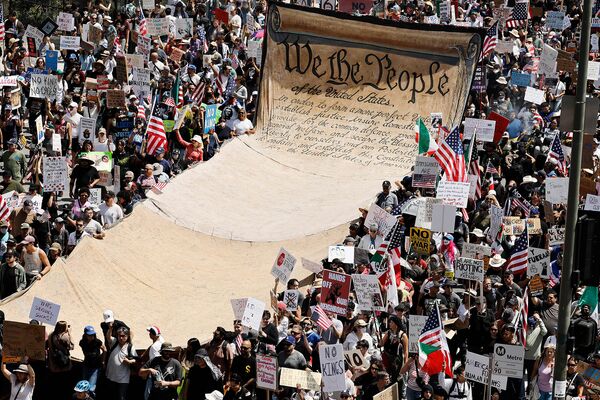 Anti-Trump &quot;No Kings&quot; Protests Pop Up Across The Country