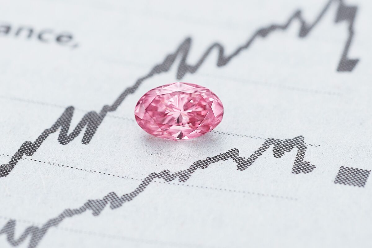 Luxury jewelry pink gems stock photo. Image of gift, glamour