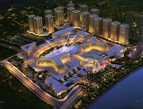 Rendering of the Manila Bay casino resorts.