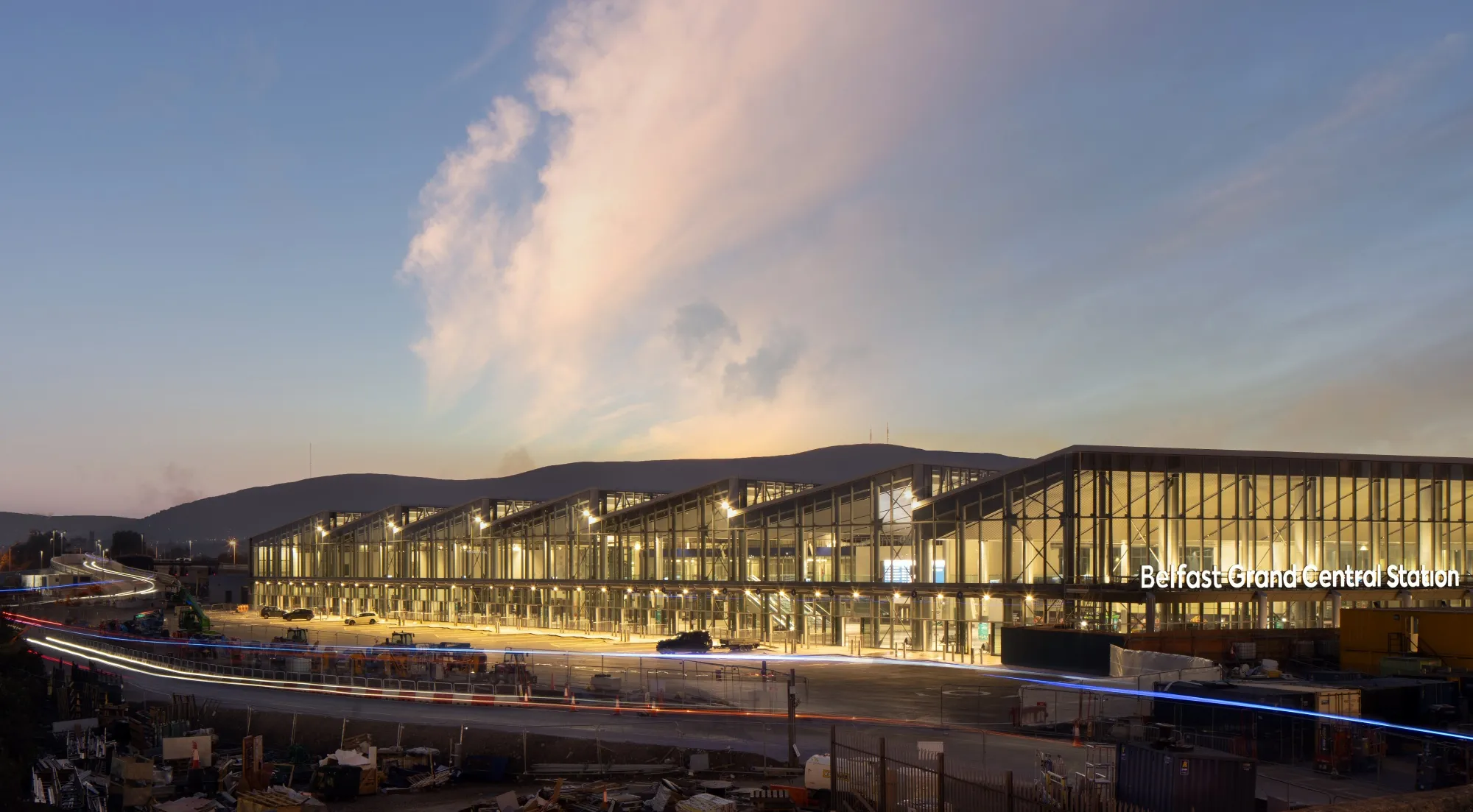 Belfast's new Grand Central Station.