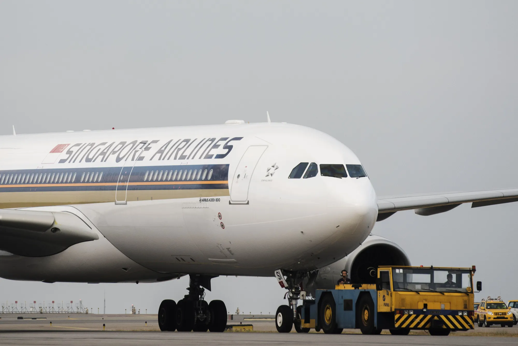 Hong Kong Dragon Airlines Ltd. Aircraft At Hong Kong Airport