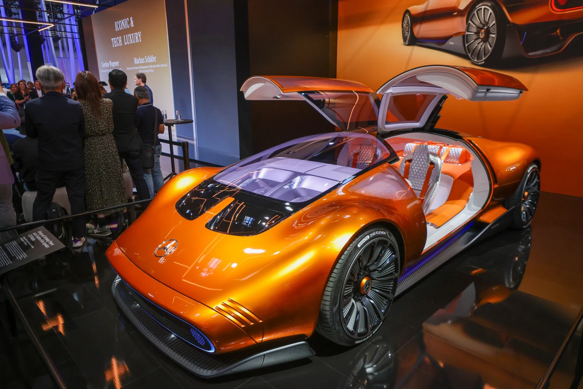 The Mercedes Vision One Eleven concept car.