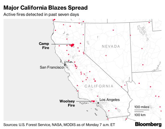 California Wildfires Have Burned Almost 200,000 Acres