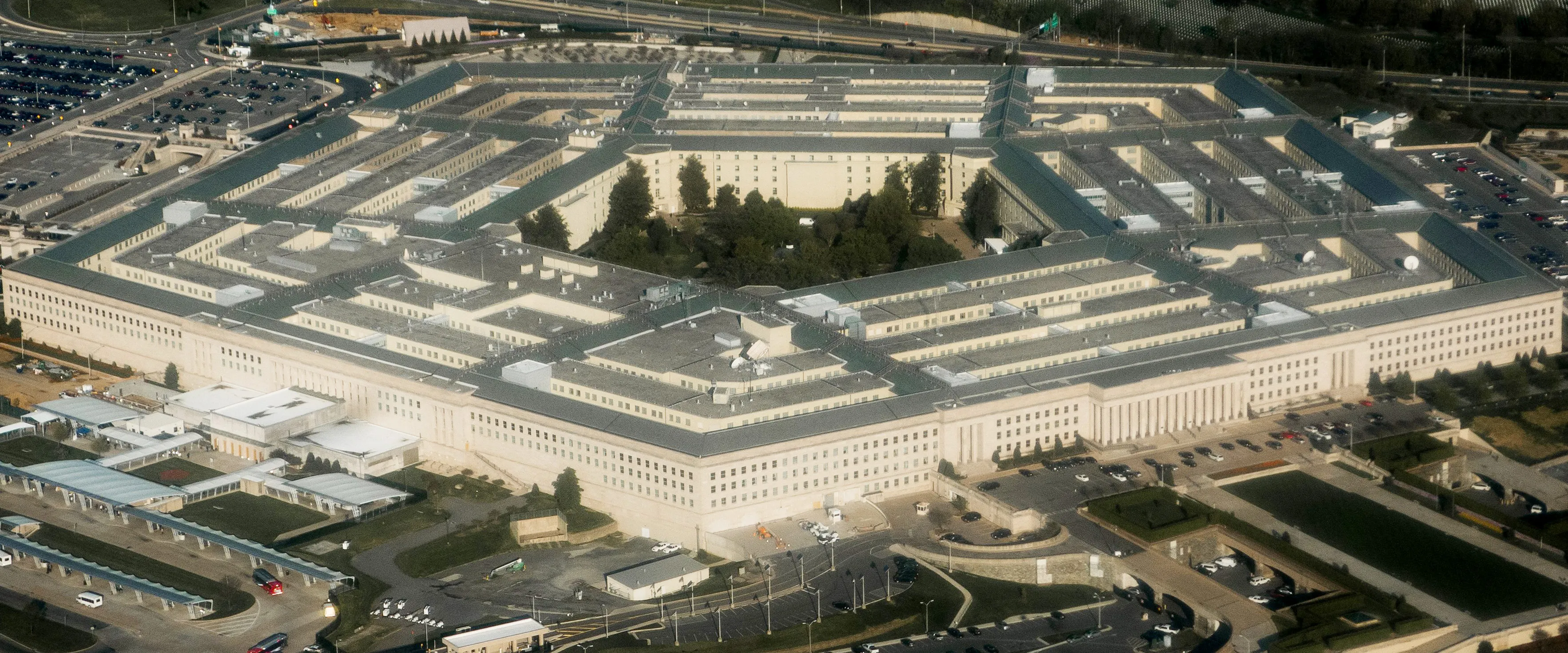 The Pentagon building in Arlington, Virginia outside Washington, D.C.