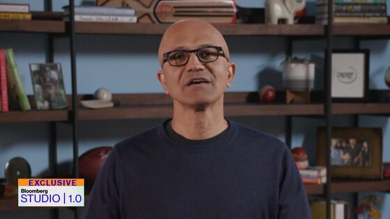 Microsoft CEO's Take on Tech's Clout: `Big by Itself Is Not Bad’