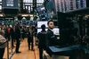 A trader works on the floor of the New York Stock Exchange in New York, U.S.