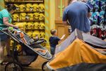 Shoppers browse stuffed animals inside a World of Disney store at the Walt Disney Co. Disney Springs entertainment complex in Orlando, Florida, U.S., on Tuesday, Sept. 19, 2017. Bloomberg is scheduled to release consumer comfort figures on October 5.
