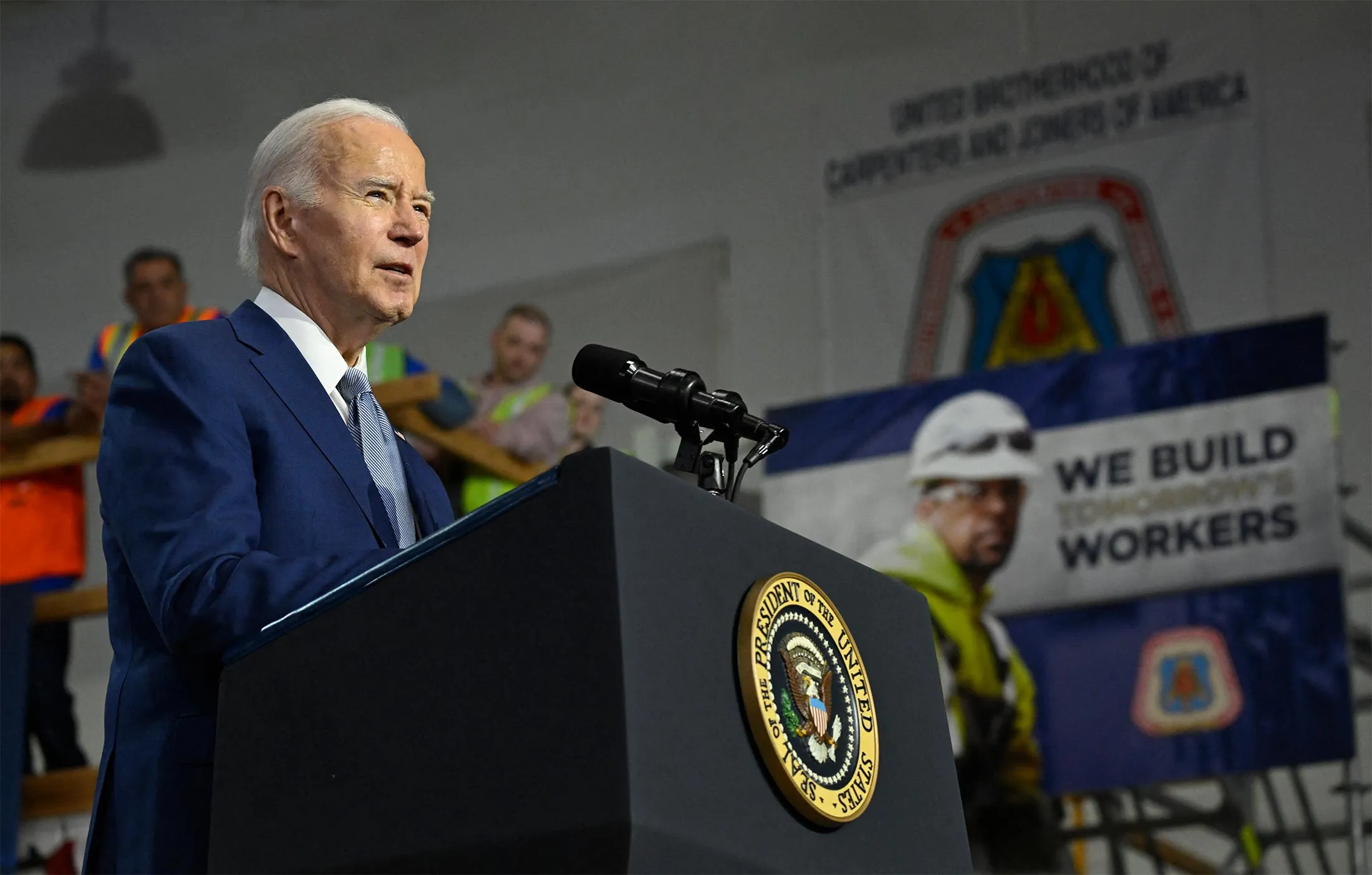 Joe Biden speaks in Las Vegas&nbsp;on Dec. 8.