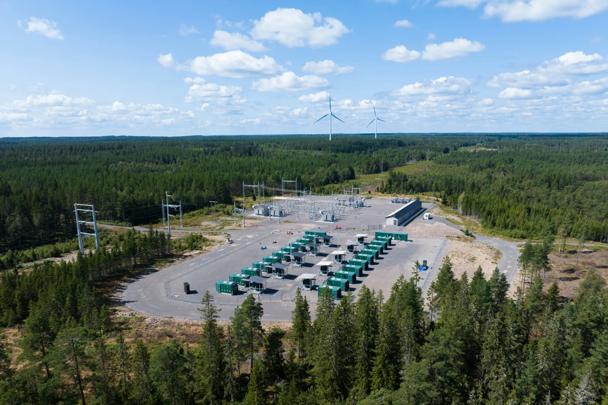 The Bredhalla 42.5 MW battery storage facility, acquired by Flower in April 2024.