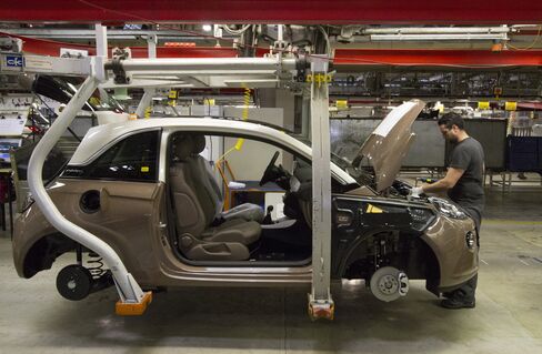 The Opel factory, operated by General Motors Co. (GM), in Eisenach.