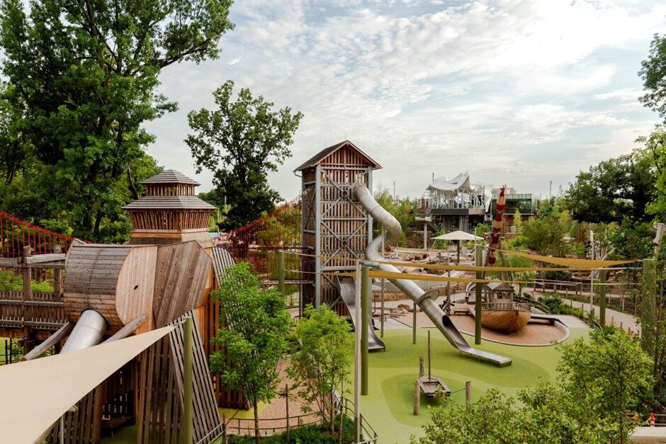 A Quick Tour of Tulsa's Incredible New Public Park - Bloomberg