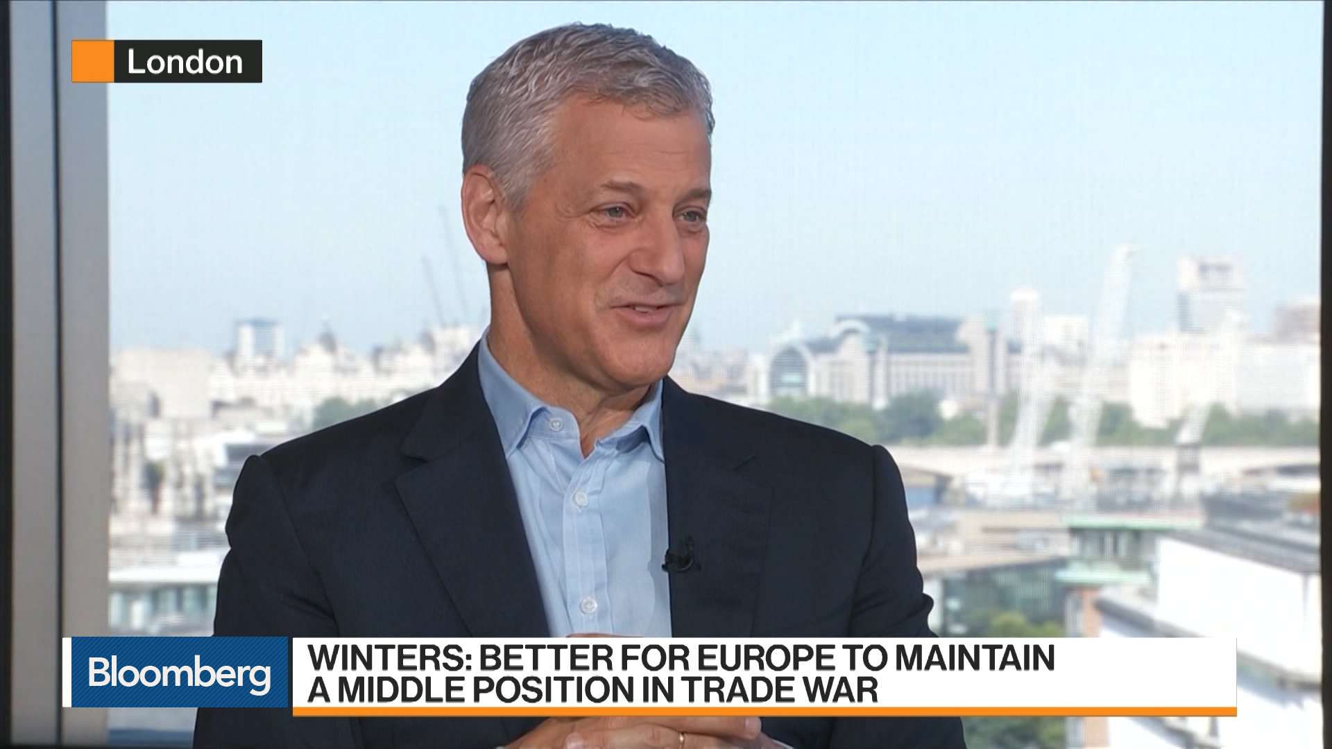 Standard Chartered CEO Bill Winters on Trade Concerns, China Bloomberg