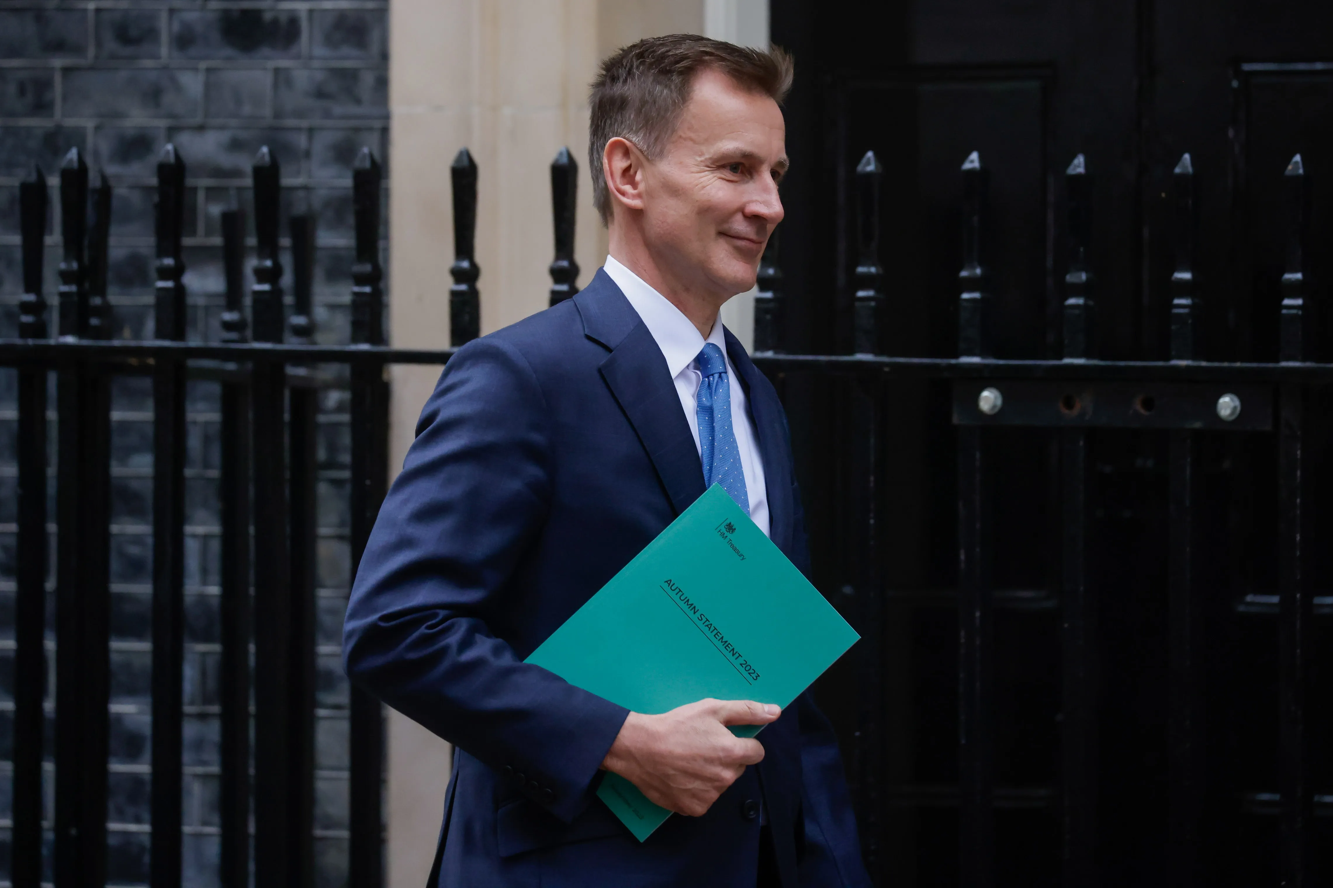 Jeremy Hunt&nbsp;ahead of the presentation of the Autumn Statement&nbsp;in parliament, in London, UK, on Nov. 22.