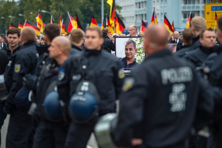 Protests Continue In Chemnitz