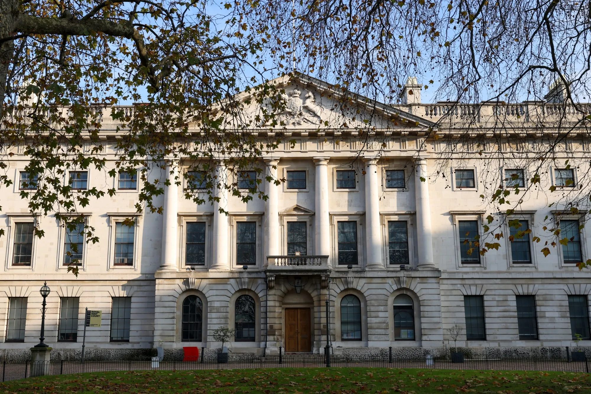 The Royal Mint Court in London, where China is planning to establish a new embassy.