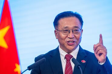 China's Ministry of Foreign Affairs in Hong Kong Commissioner Cui Jianchun News Conference