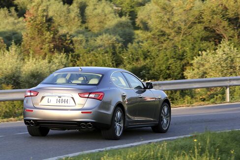 The Ghibli is a foot shorter—and more nimble on the road—than its Maserati Quattroporte sibling.