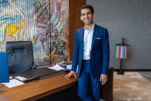 Adani Green Energy Executive Director Sagar Adani in Ahmedabad