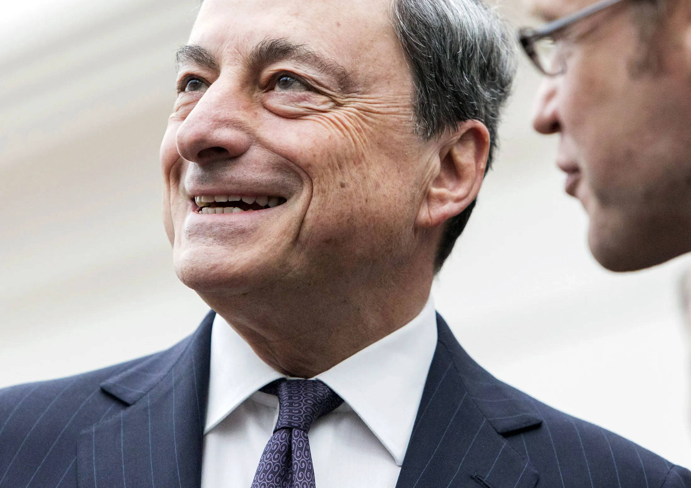 Mario Draghi, president of the European Central Bank
