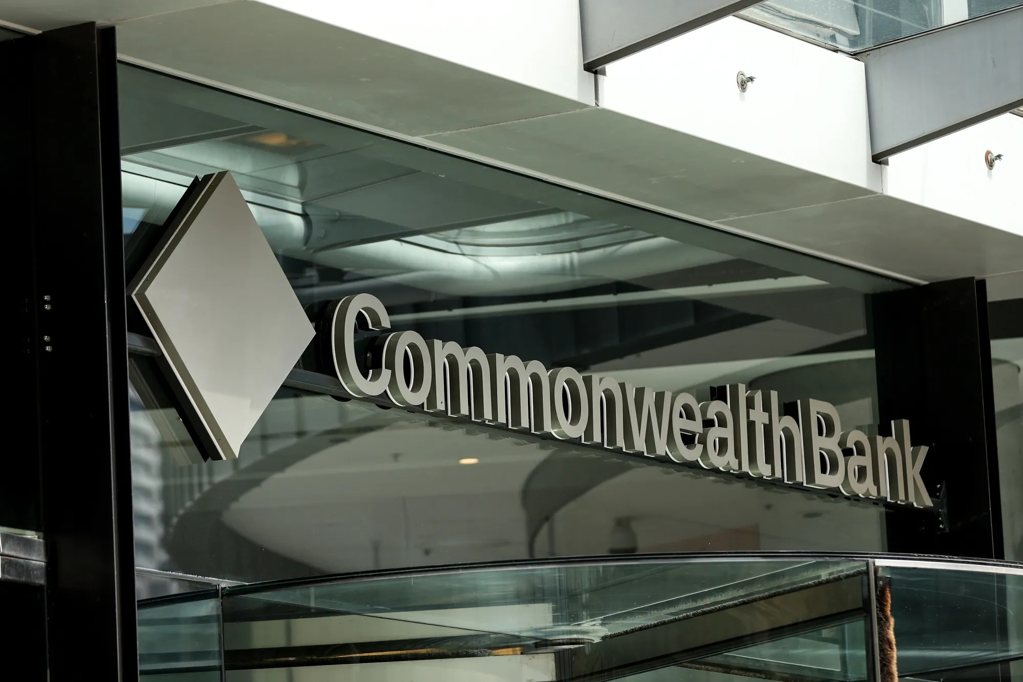 Signage for Commonwealth Bank of Australia. The company posted strong full year results on Wednesday.&nbsp;