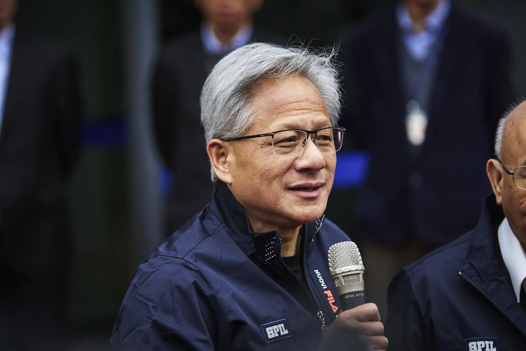 Nvidia’s Jensen Huang in Taiwan on Thursday.