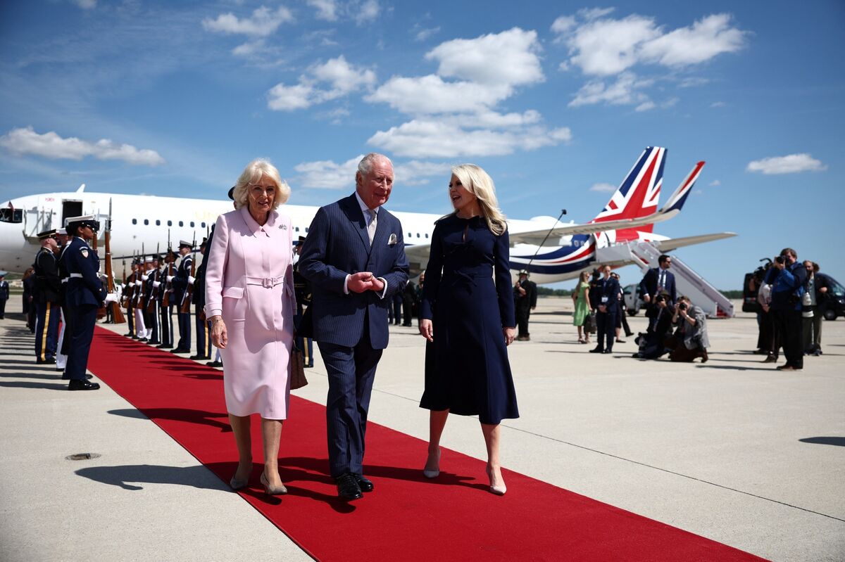 King Charles Arrives in US for First State Visit as Monarch
