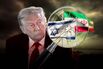 IMAGE_ISREAL_IRAN_MAGNIFIER_CRACK_TRUMP