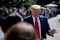 President Trump Departs White House For New York