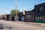 Closed businesses stand in Dallas, Texas, U.S.