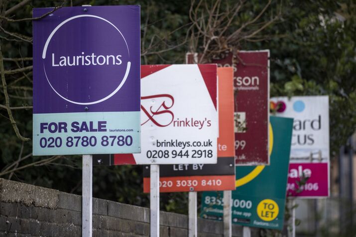 Suburban Housing Ahead Of Latest House Prices And Mortgage Approval Figures
