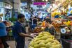 Shoppers at Hawker Center Ahead of Singapore CPI Figures 