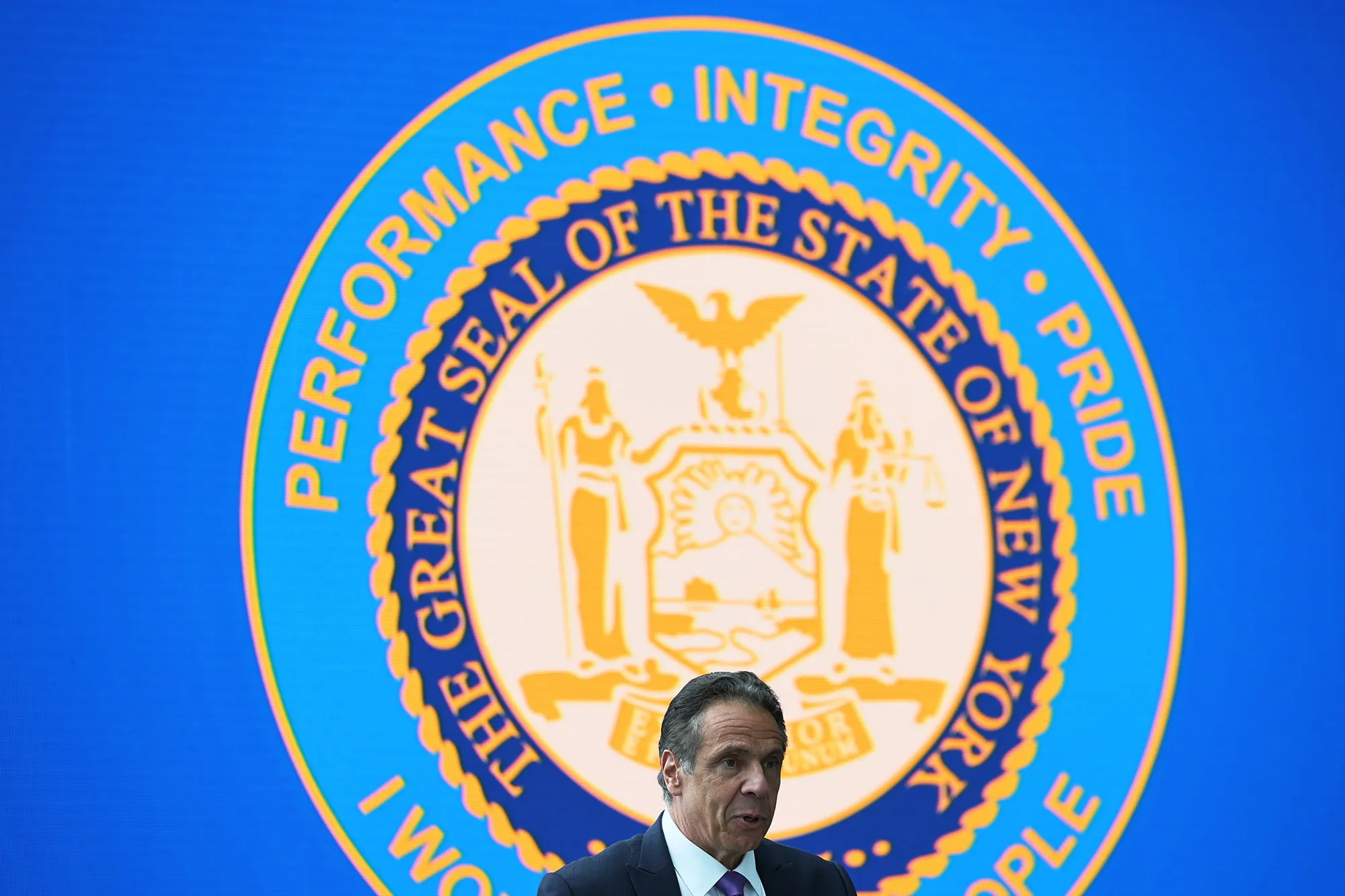 Andrew Cuomo in Manhattan on May 11.&nbsp;
