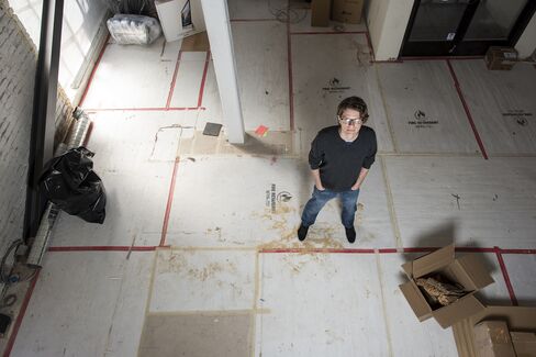 Parker Thompson at AngelList's office in San Francisco.