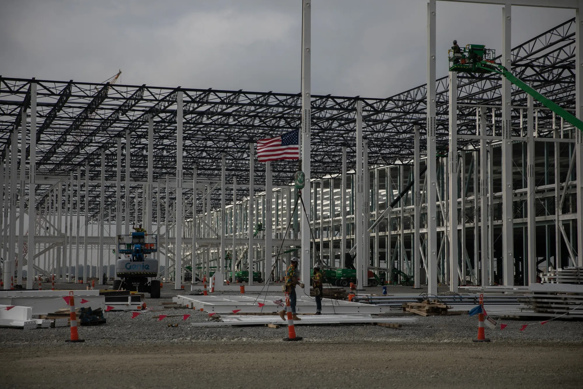 The a factory&nbsp;under construction in Jeffersonville, Ohio.