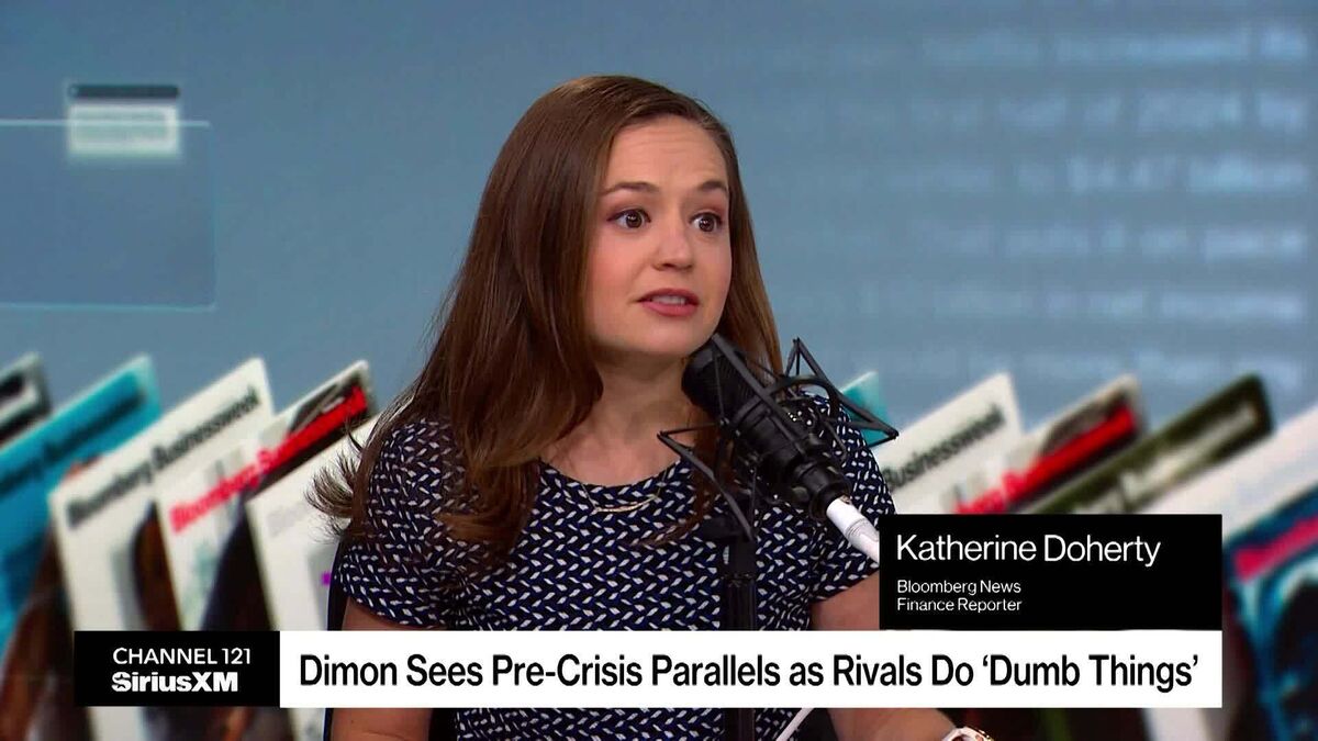 Dimon Sees Pre-Crisis Parallels as Rivals Do ‘Dumb Things’