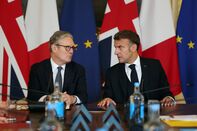 French President Emmanuel Macron UK State Visit Day 3