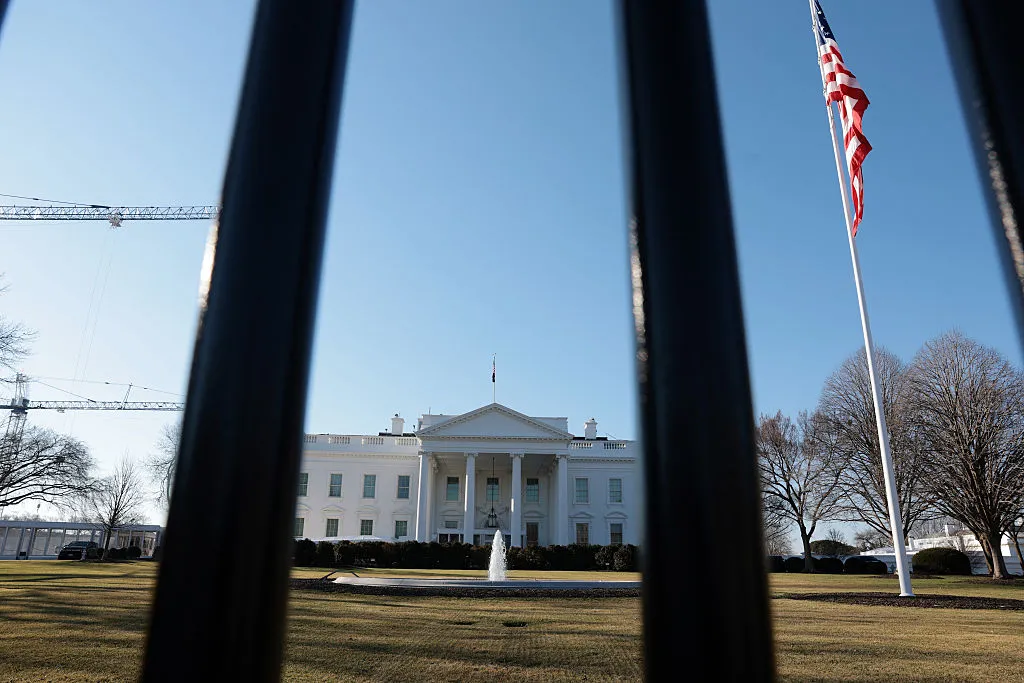 The White House in Washington, DC, on Feb 28.