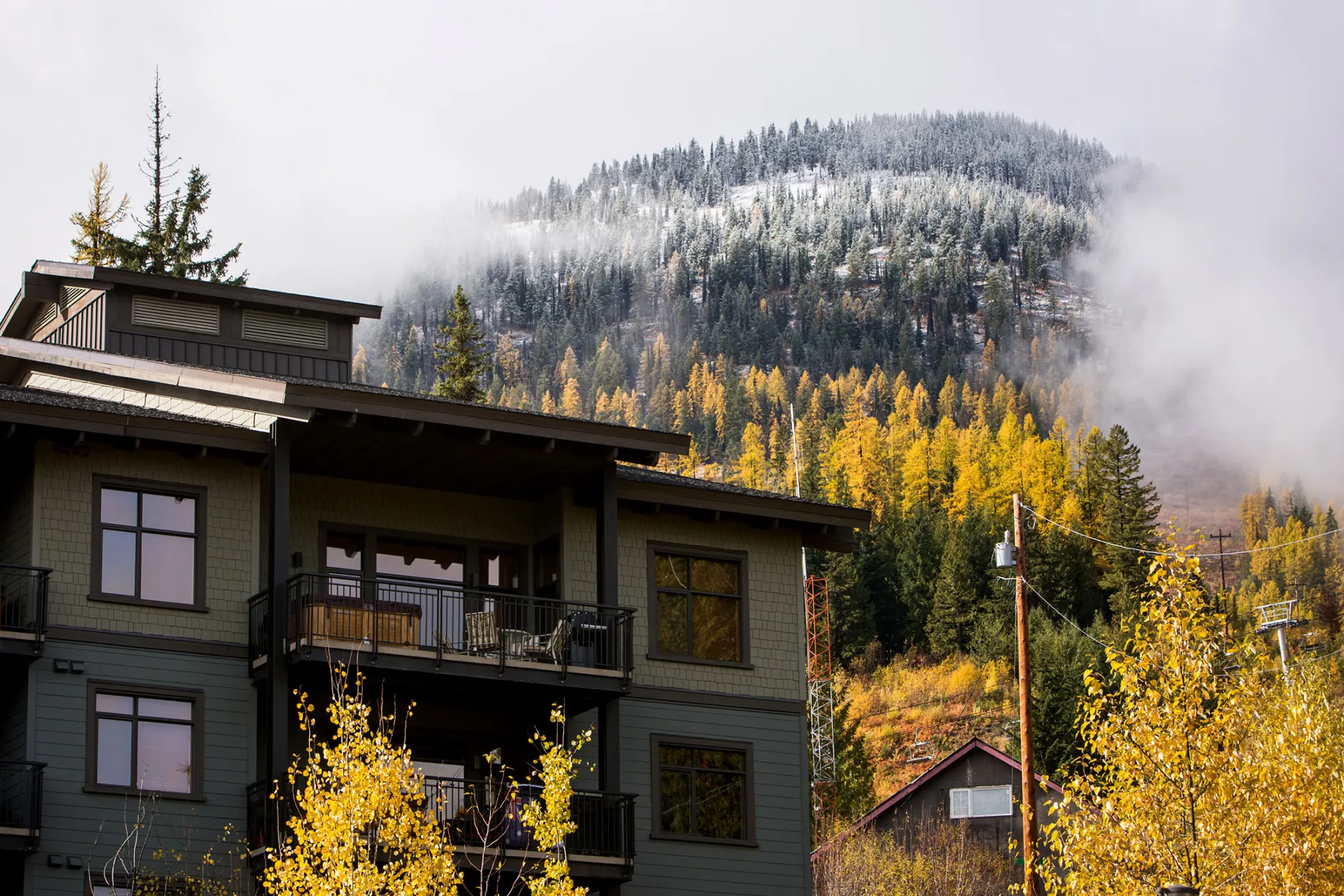 Red Mountain ski resort in Rossland, British Columbia.