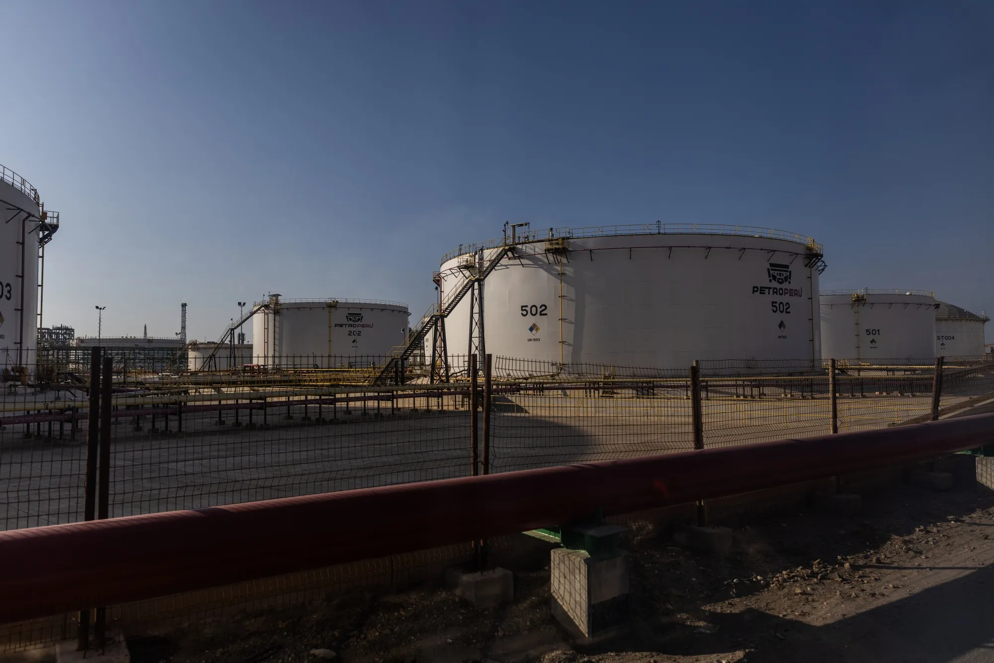 A Petroperu&nbsp;refinery in Piura, Peru.