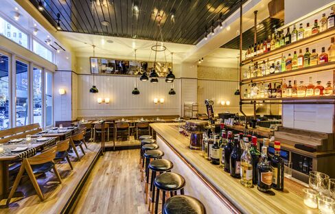 The bar at Upland.