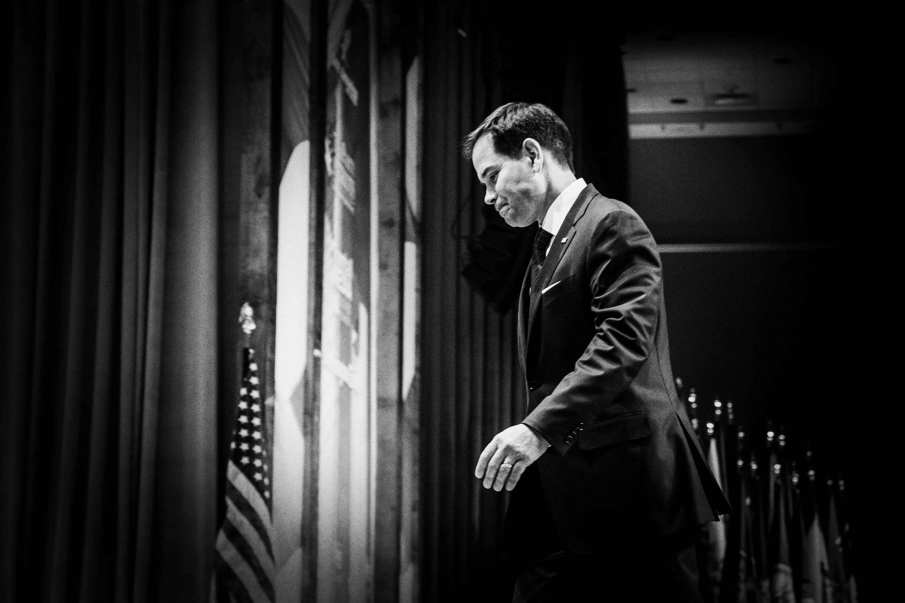 The Conservative Political Action Conference in National Harbor MD. Sen Marco Rubio (R-Fla.) addresses the conference on March 6, 2014.
